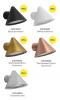 CUCHARA Cone Surface Mounted Wall Light Black Aluminium IP65